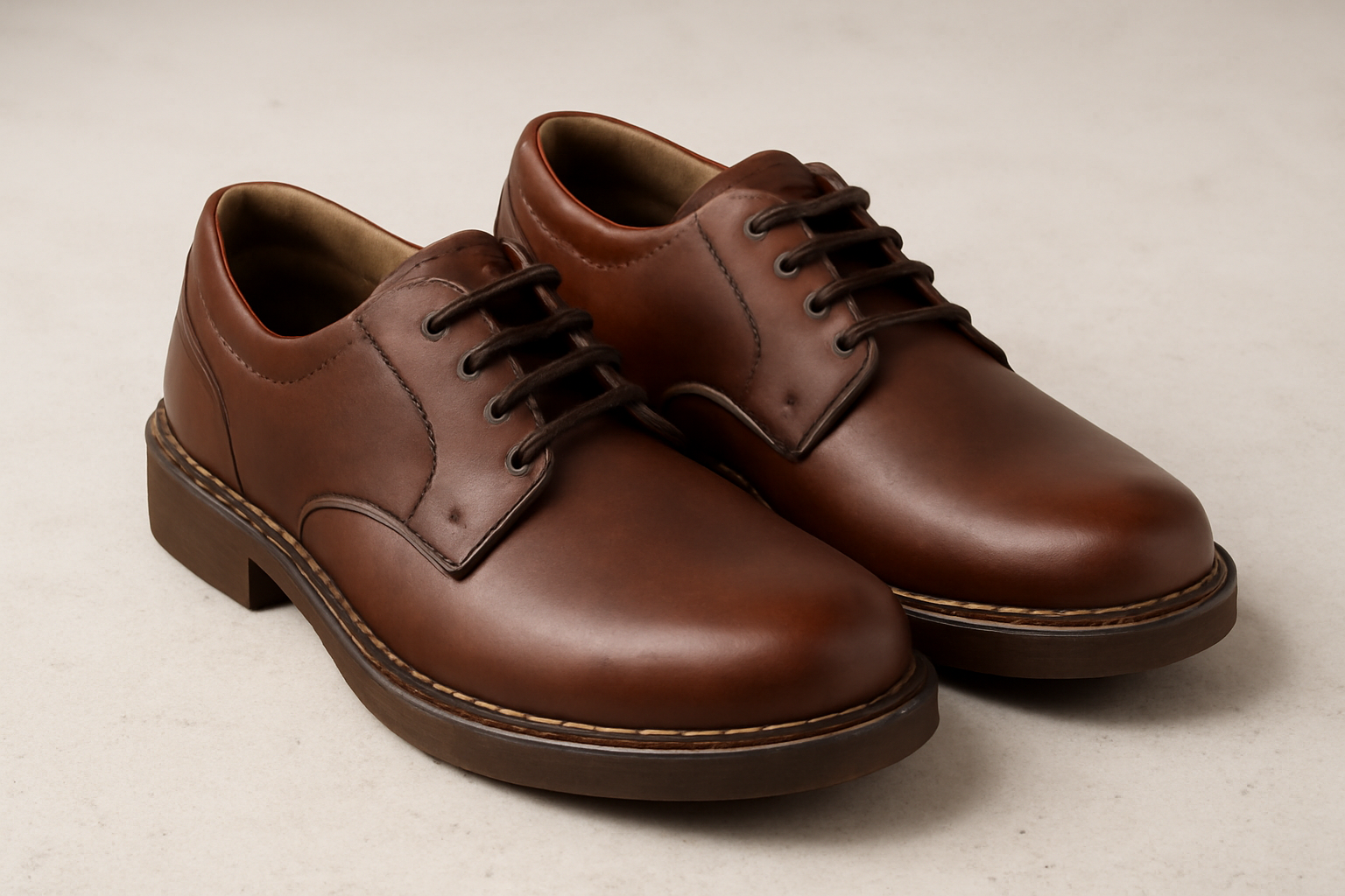 paire de chaussures larges posées côte à côte