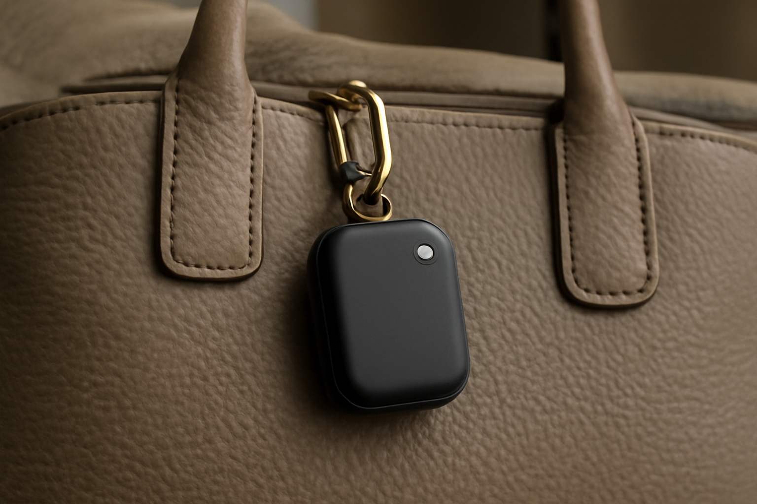 porte-cles compact attaché à anse de sac