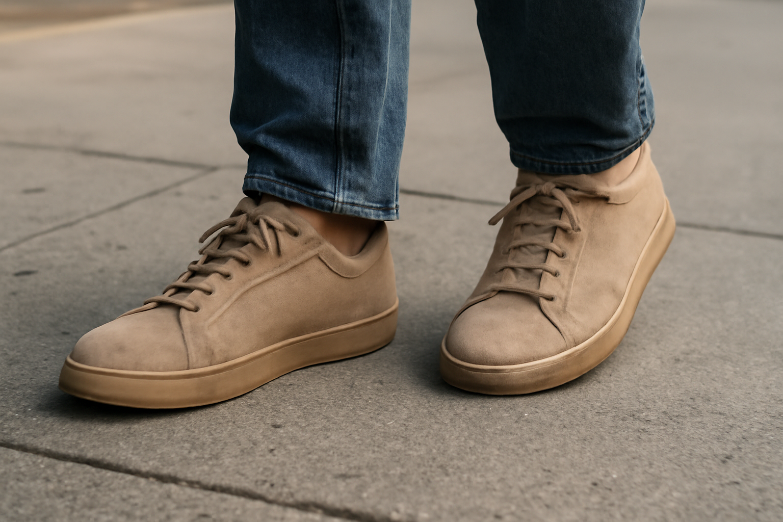 pieds plats chaussés marchant sur trottoir